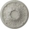 Ekena Millwork Tristan Ceiling Medallion (Fits Canopies up to 5 1/2"), Hand-Painted Pot of Cream, 26"OD x 3"P CM26TNPCF - alternate 1